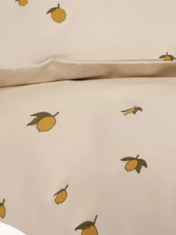 Ropa de cama infantil de algodón ecológico Lemon, tamaños diferentes, 2 pzas.
