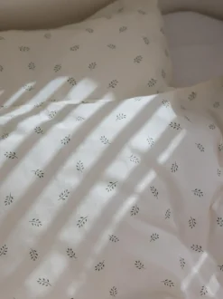 Ropa de cama infantil de algodón ecológico Sophora Leaves