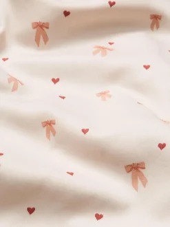Ropa de cama infantil de satén Bows