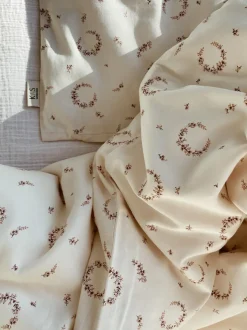 Ropa de cama infantil de satén Wreath
