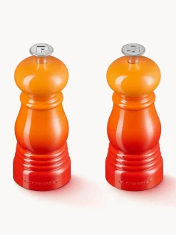 Salero y pimentero con molinillo de cerámica Creuset, 2 uds.