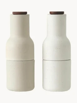 Salero y pimentero con tapa de nogal Bottle Grinder, 2 uds.
