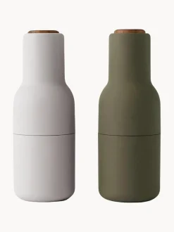 Salero y pimentero con tapa de nogal Bottle Grinder, 2 uds.