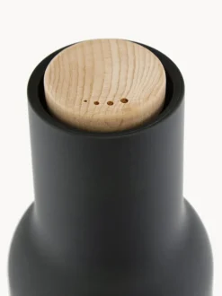 Salero y pimentero de diseño con tapa de haya Bottle Grinder, 2 uds.