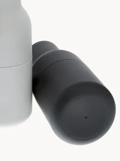 Salero y pimentero de diseño con tapa de acero inoxidable Bottle Grinder, 2 uds.