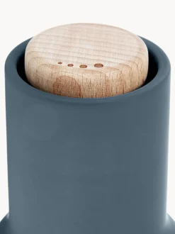 Salero y pimentero de diseño con tapa de haya Bottle Grinder, 2 uds.
