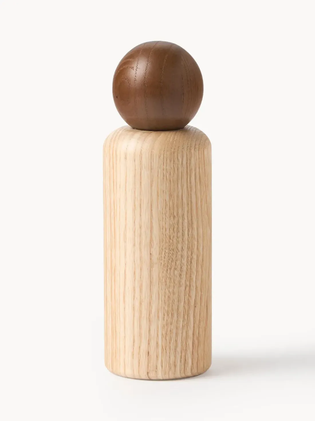 Salero y pimentero de madera de fresno Anis, 2 uds.