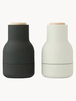 Salero y pimentero pequeños de diseño Bottle Grinder, 2 uds.