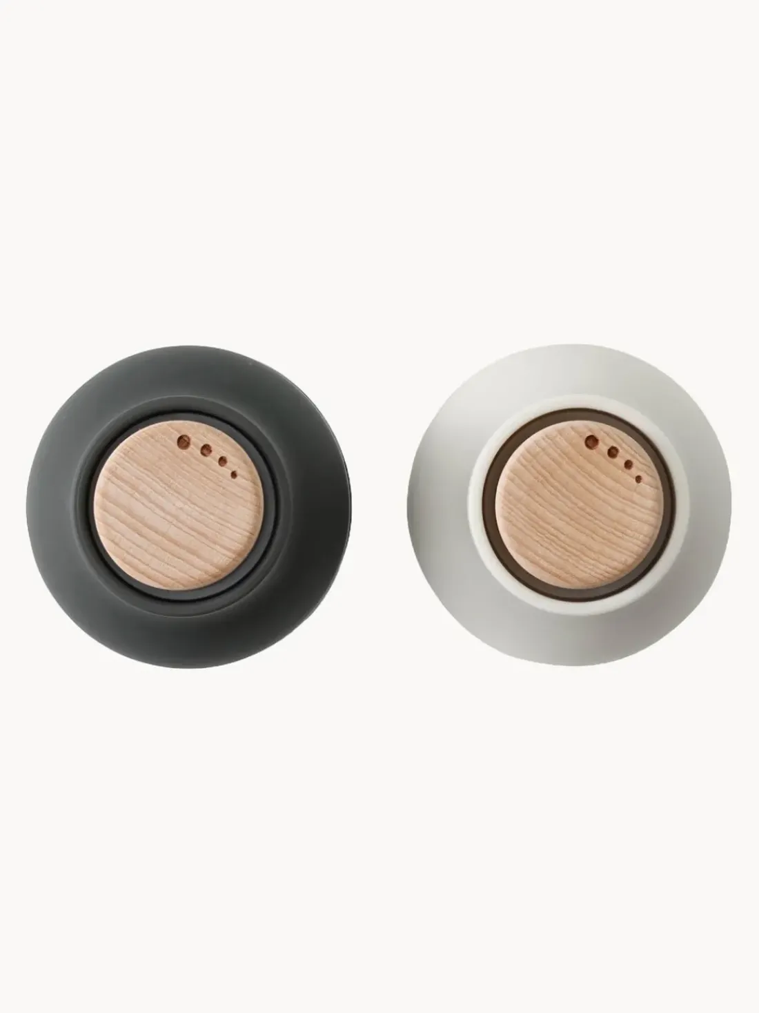 Salero y pimentero pequeños de diseño Bottle Grinder, 2 uds.
