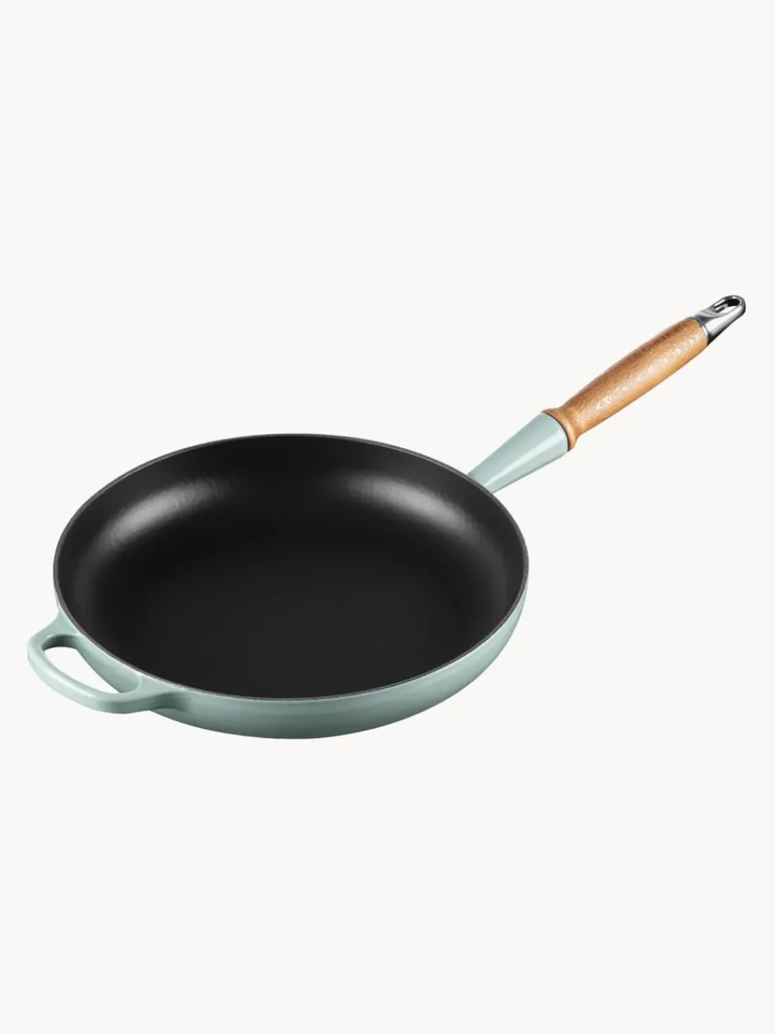 Sartén de hierro fundido con mango de madera Signature Collection
