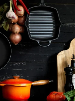 Sartén skillet cuadrada grill de hierro fundido Signature Collection