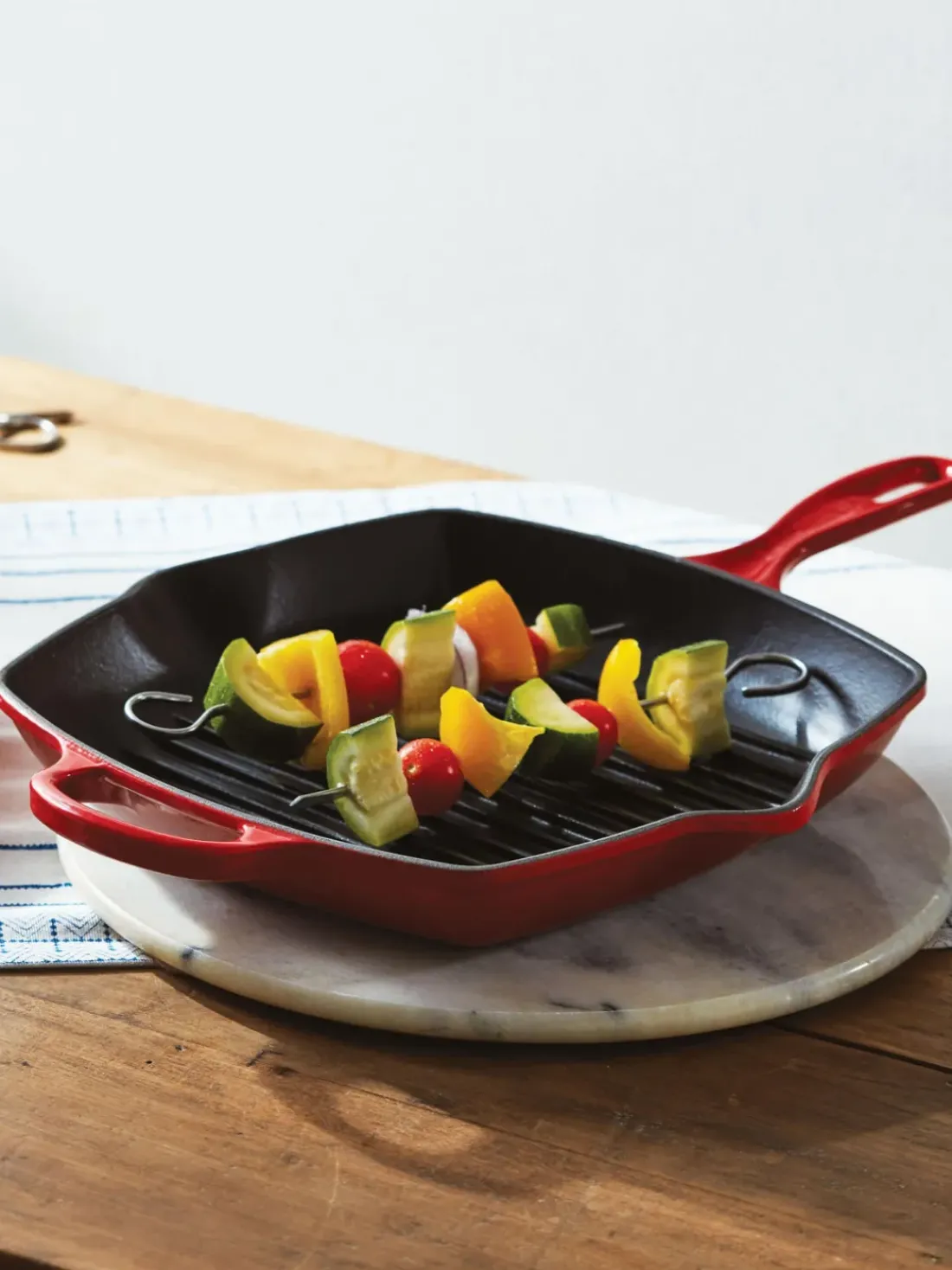 Sartén skillet cuadrada grill de hierro fundido Signature Collection
