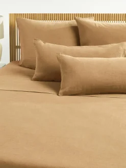 Sábana encimera de lino lavado Airy