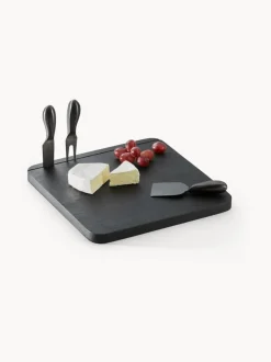 Set de bandeja con cuchillos para queso Fromage, 4 pzas.