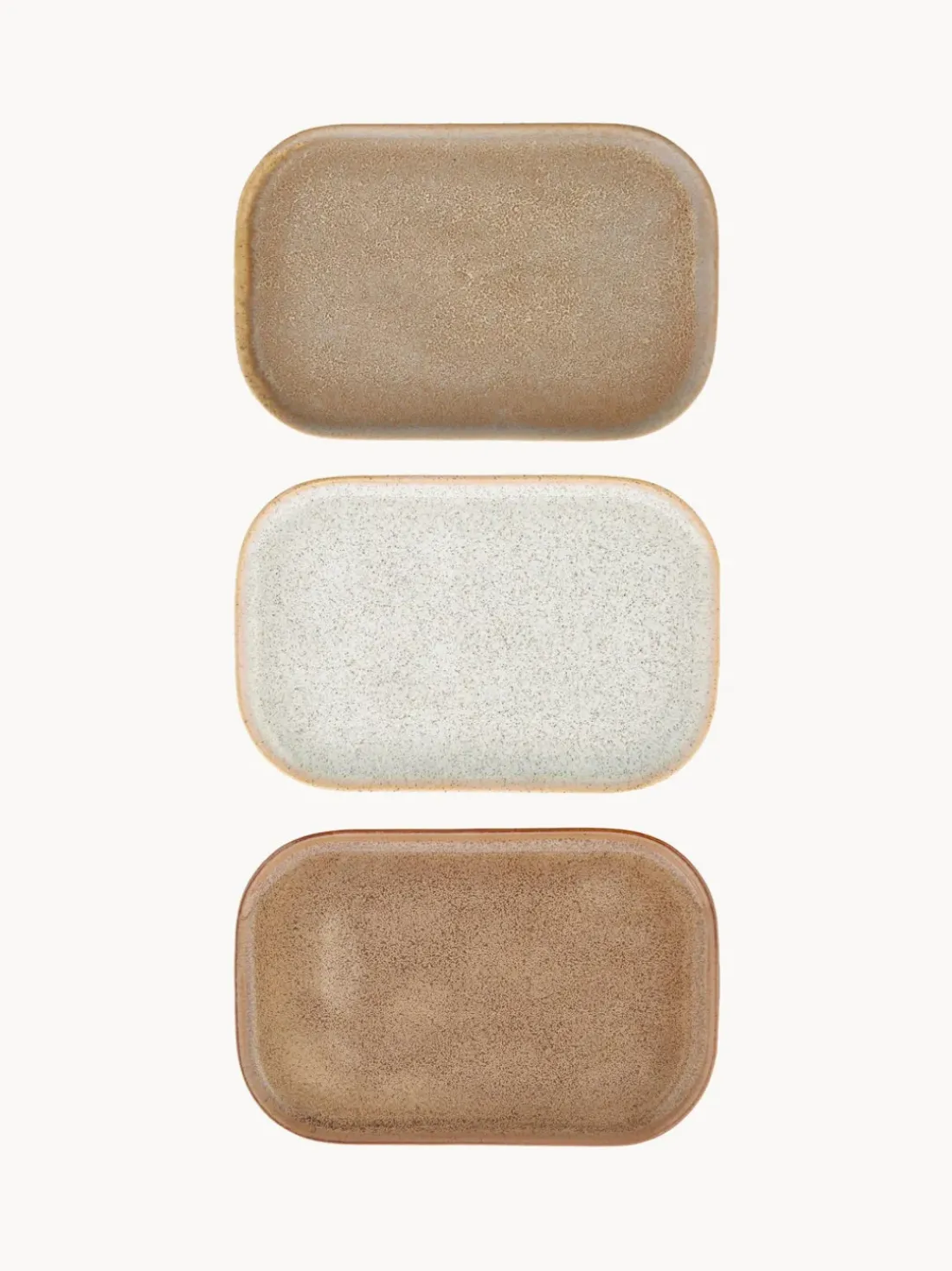 Set de bandejas artesanales Addison, 3 uds.