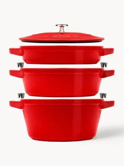 Set de baterías de cocina de hierro fundido La Cocotte, 3 uds.