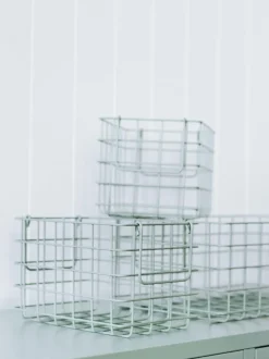 Set de cestas de metal The Baskets, 3 uds.