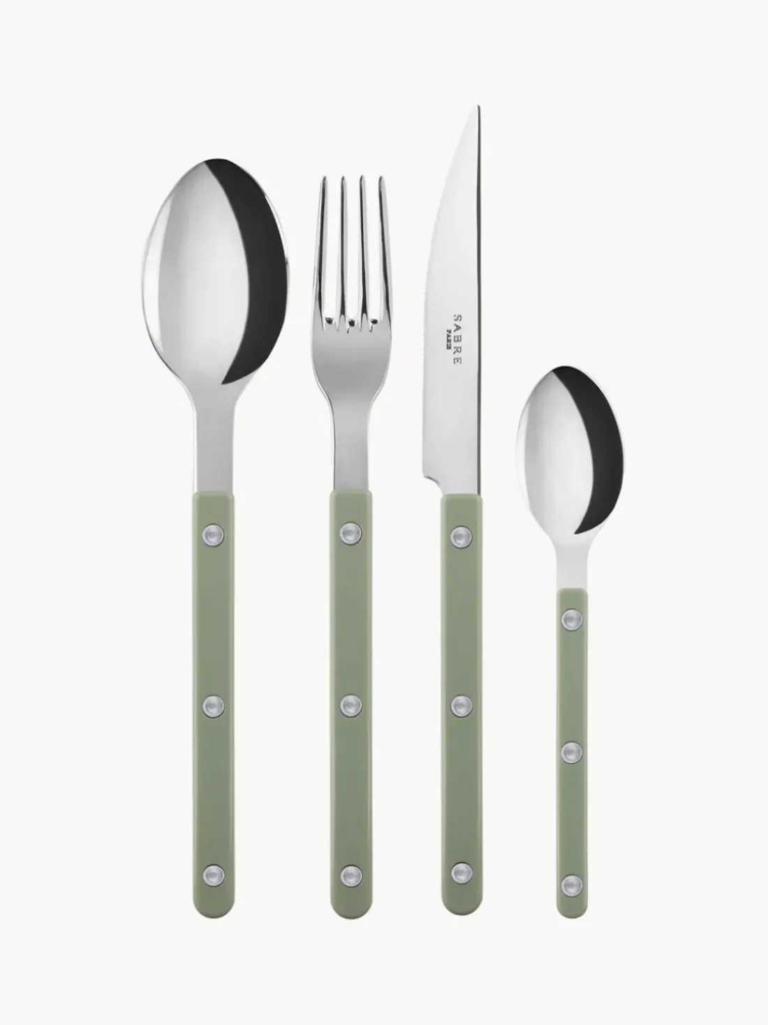 Set de cubiertos de acero inoxidable Bistrot, tamaños diferentes