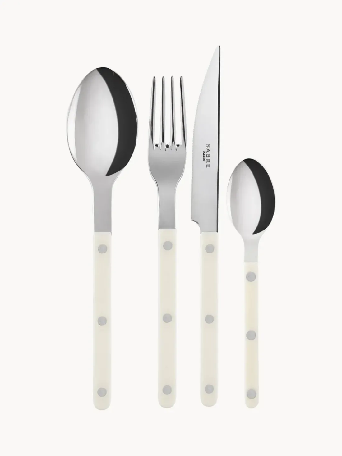 Set de cubiertos de acero inoxidable Bistrot, tamaños diferentes