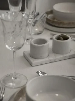 Set de cuencos pequeños de mármol Agata, 5 pzas.