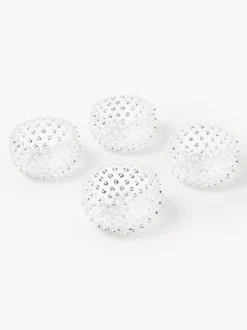 Set de cuencos soplados Hobnail, 4 uds.