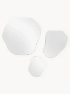 Set de espejos de pared sin marco Lia, 3 uds.