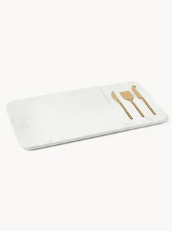 Set de fuente con cuchillos para quesos Jaya, 4 pzas.