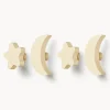 Set de ganchos de pared de madera de haya Sky, 4 uds.