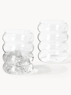 Set de jarra y vasos soplado Bubbly, 5 pzas.