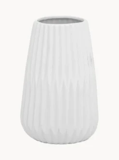Set de jarrones de porcena con relieve Esko, 2 uds.