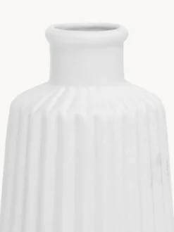 Set de jarrones de porcena con relieve Esko, 2 uds.