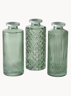 Set de jarrones pequeños de vidrio Adore, 3 uds.