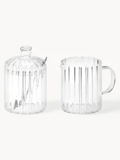Set de lechera y azucarera Brilia, 3 pzas.