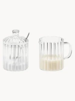 Set de lechera y azucarera Brilia, 3 pzas.