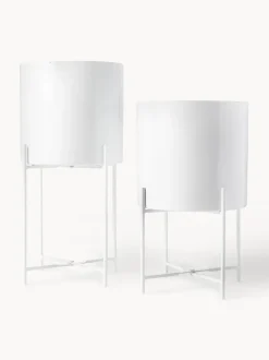 Set de maceteros de metal Mina, 2 uds.