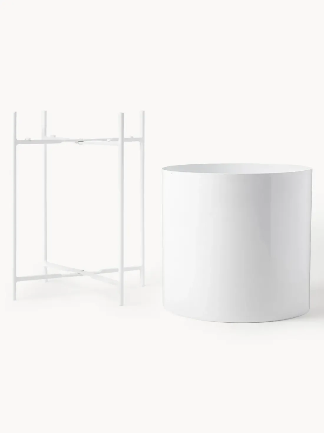 Set de maceteros de metal Mina, 2 uds.