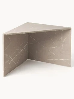 Set de mesas de centro en look mármol Vilma, 2 uds.