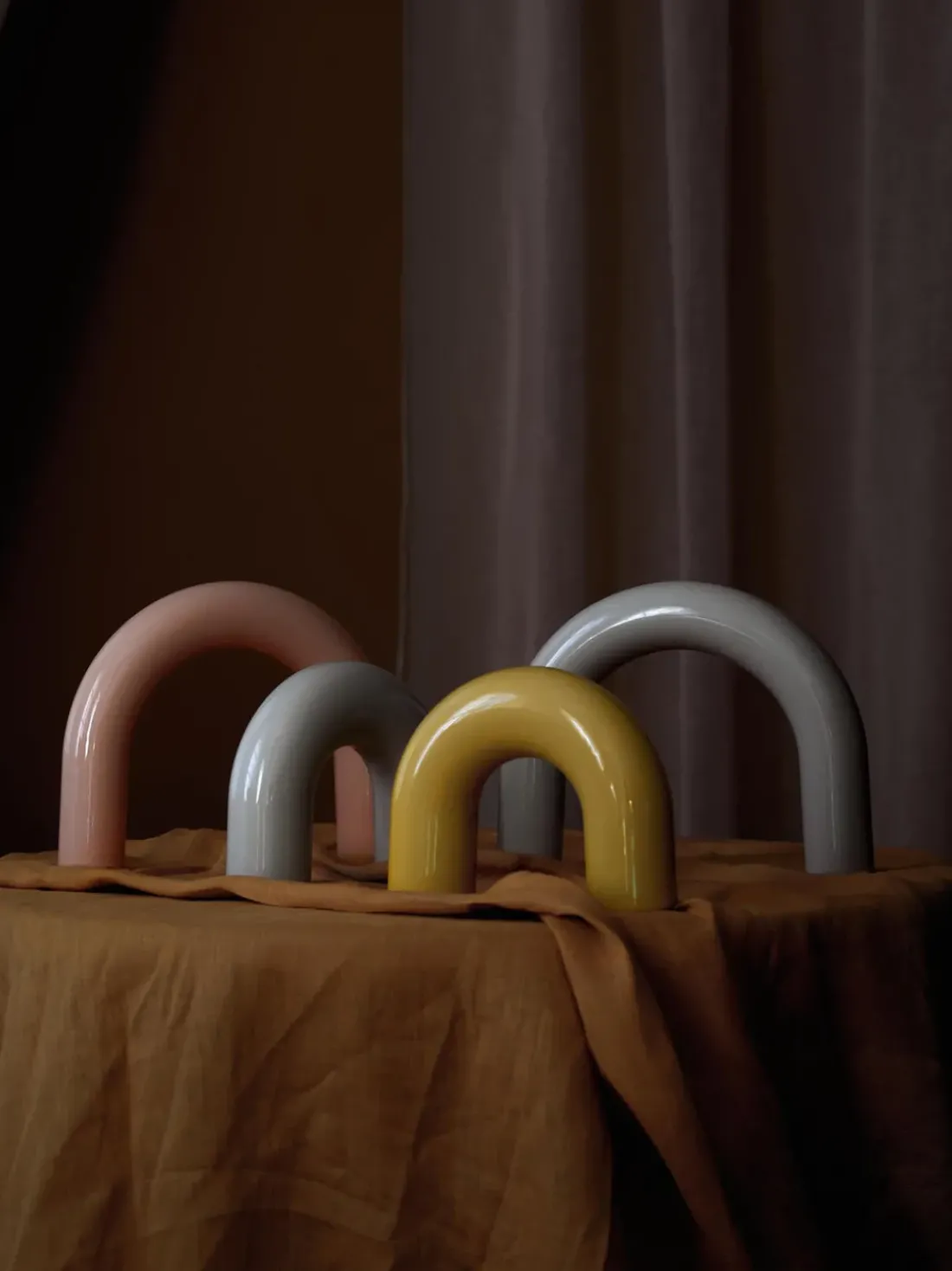 Set de piezas decorativas de gres Kia, 2 uds.