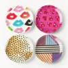 Set de platos postre de porcelana de diseño Carol, 4 uds.
