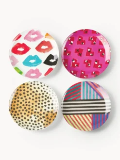 Set de platos postre de porcelana de diseño Carol, 4 uds.