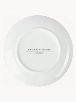 Set de platos postre de porcelana de diseño Carol, 4 uds.