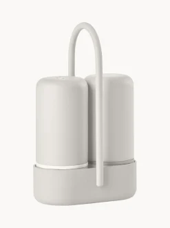 Set de salero y pimentero Singles Warm Grey, 3 piezas