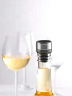 Set de tapones de vino al vacio de acero inoxidable Fresh & Save, 3 uds.