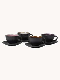 Set de tazas con platito Etsy, 4 uds.