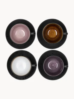 Set de tazas con platito Etsy, 4 uds.