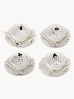Set de tazas de café artesanales Undressed, 4 uds.
