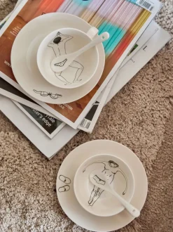 Set de tazas de café artesanales Undressed, 4 uds.