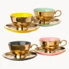 Set de tazas de café con platitos Legacy, 4 uds.