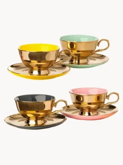 Set de tazas de café con platitos Legacy, 4 uds.