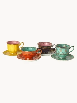 Set de tazas de té con platitos Grandma, 4 uds.